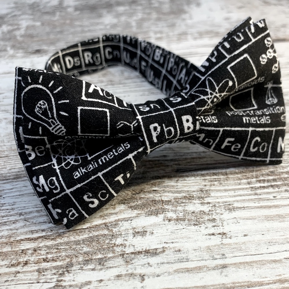 Science bow tie science teacher science gift scientist boy Christmas gift suit